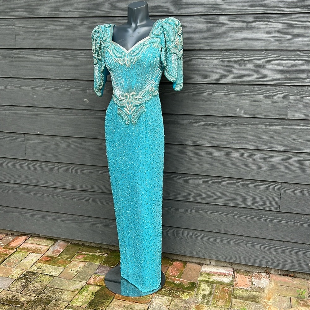 Vintage 1980’s Lillie Rubin Beaded Gown -XS